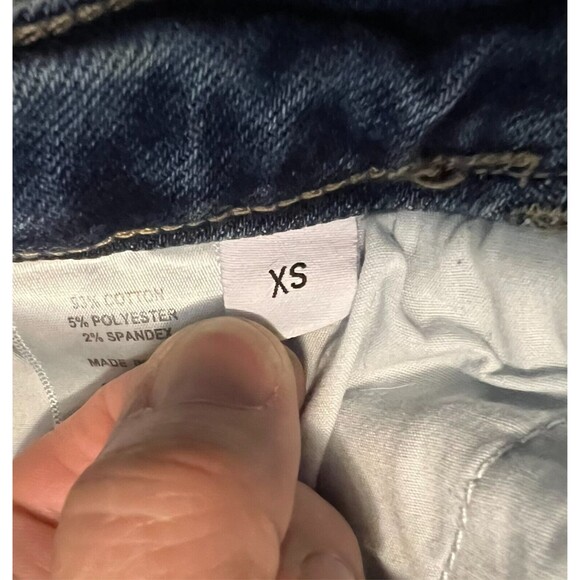 Vervet Denim Women's High Waist Jeans Shorts Size XS V2176 - Picture 8 of 11